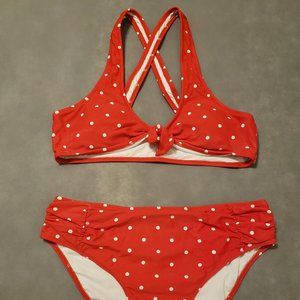 Cupshe Highwaisted Polka Dot Bikini Size Large